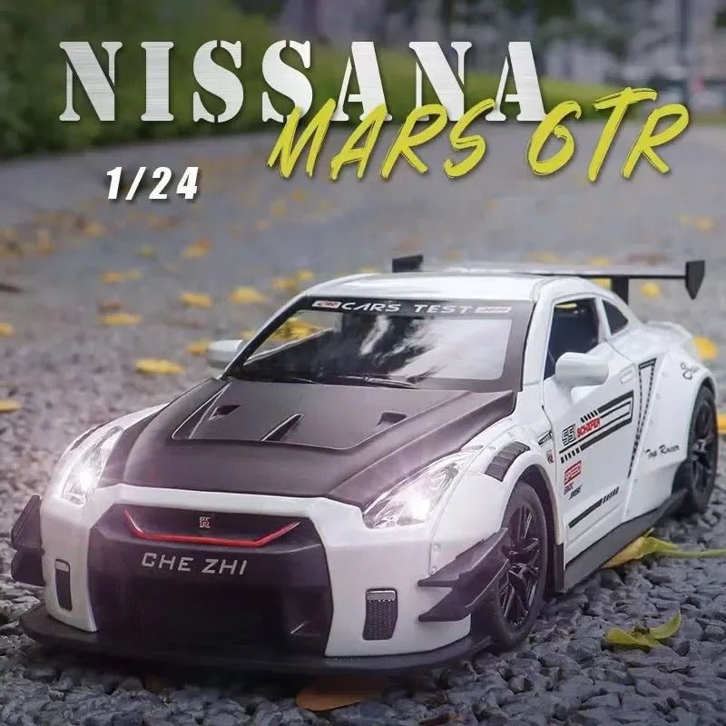 1:24 Nissan GT - R Diecast Model Car – R34/R35 Ares Edition - FunCarScale