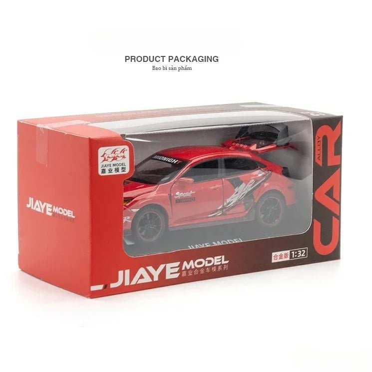 1/32 Honda Civic Type R Modified Diecast Car Model - FunCarScale