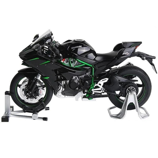 1:9 Kawasaki H2R Spray Diecast Motorcycle Model with Lights & Sound