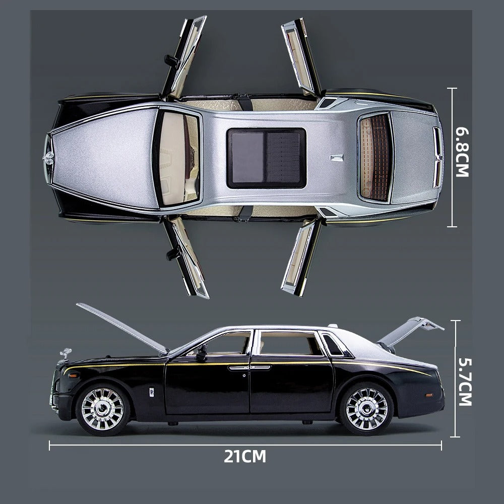 1:24 Rolls-Royce Phantom Modified Diecast Model - details