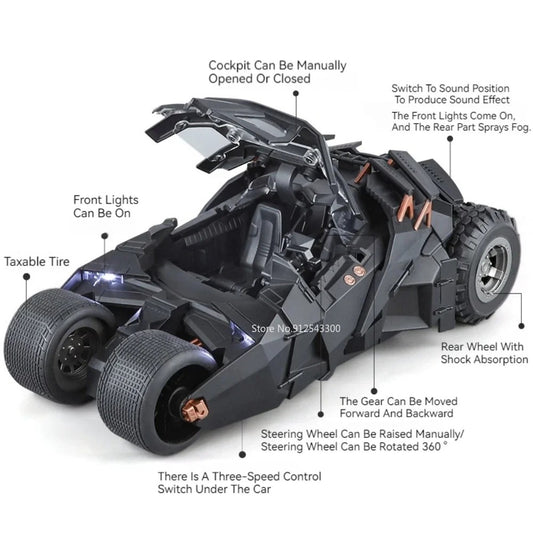 1:18 Scale Batmobile – The Dark Knight Trilogy Die-cast Model