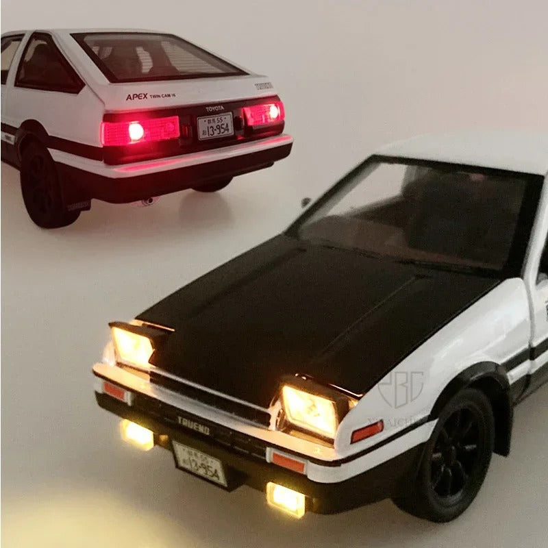 1:24 Toyota AE86 Diecast Sports Car Model