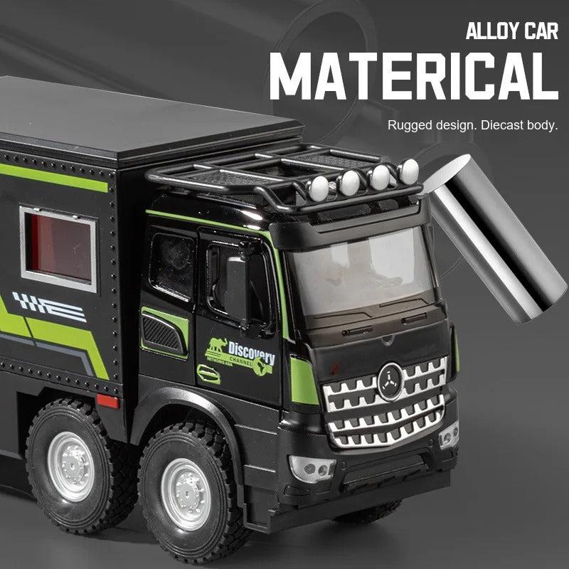 1:18 Normadi Motorhome Diecast Model Outdoor Camping Travel RV Vehicle Inertia Replica Collectible Car for Boy - product gallery image 9