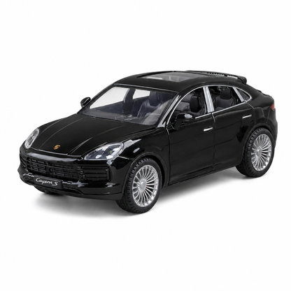 1:24 Porsche Cayenne Diecast SUV Model with Sound & Lights image 1
