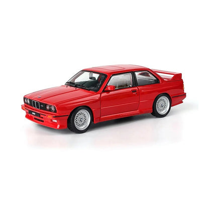 1:24 1988 BMW M3 (E30) diecast model - red view