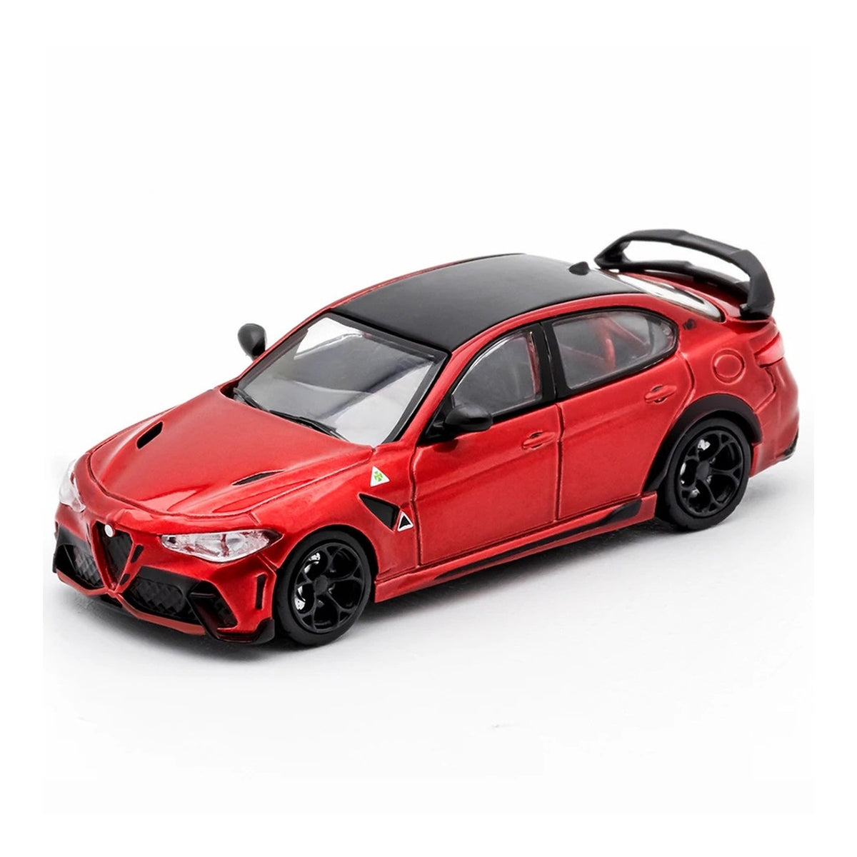 1:64 Alfa Romeo Giulia GTAm diecast model - red view