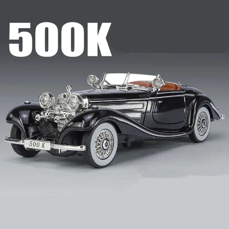 1:24 Mercedes-Benz 500K Diecast Model Car with Sound & Lights image 2