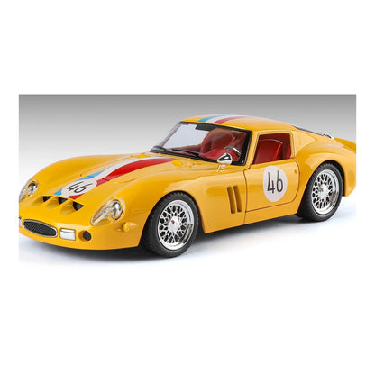 1:24 Ferrari 250 GTO diecast model - yellow view