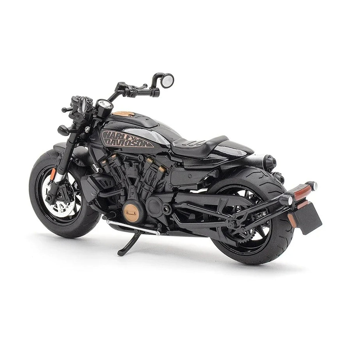 1:12 Harley-Davidson Sportster S diecast model - black view