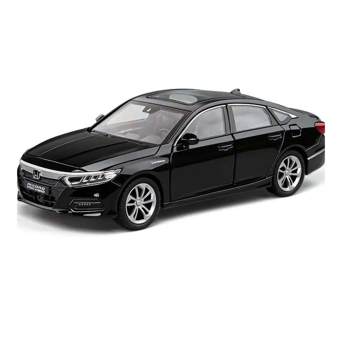 1:24 Honda Accord diecast model - black view