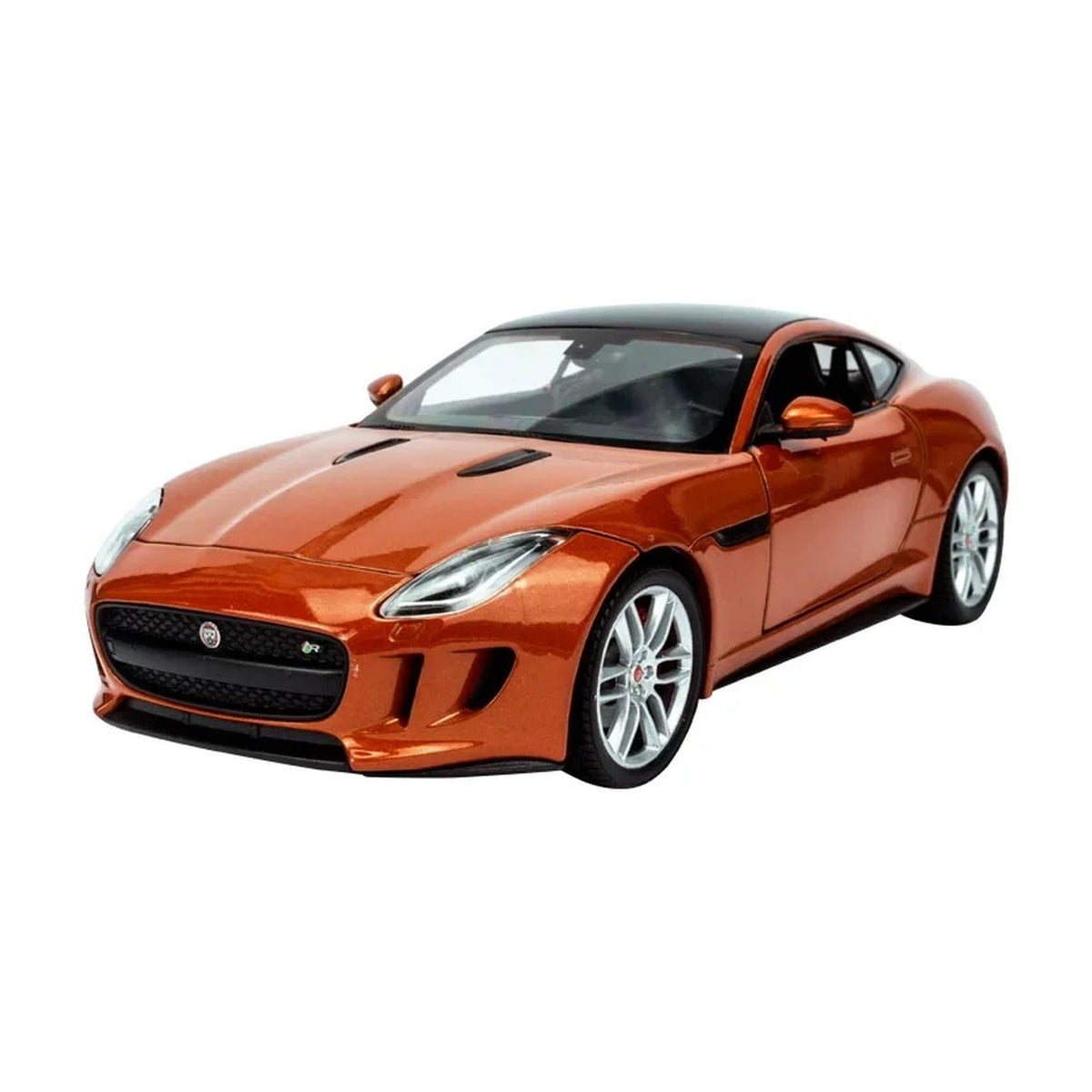 1:24 Jaguar F-Type Coupe diecast model - orange view