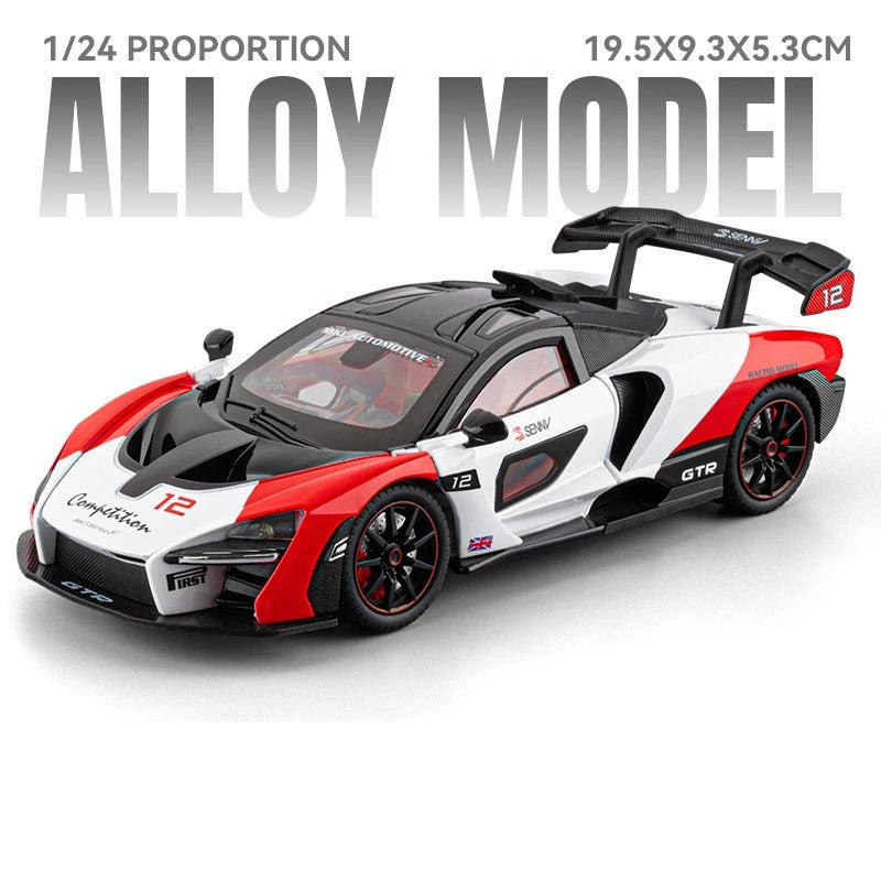 senna gtr model: color hero in White