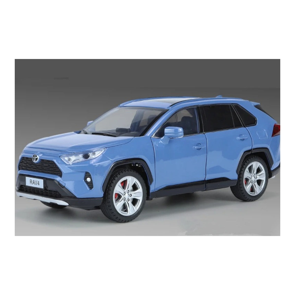 1:24 Toyota RAV4 diecast model - blue view