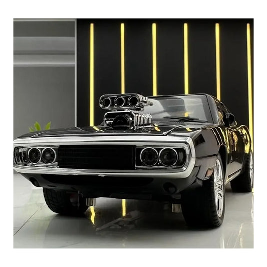 1:24 1970 Dodge Charger diecast model - lifestyle view