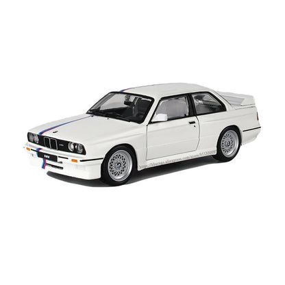 1:24 1988 BMW M3 (E30) diecast model - white view