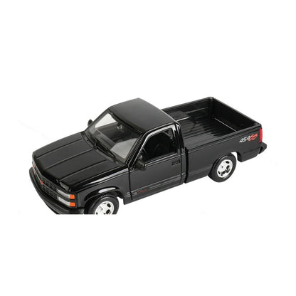 1:24 1993 Chevrolet 454 SS Pickup diecast model - black view