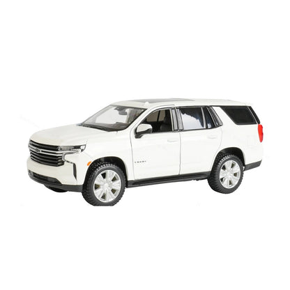1:26 2021 Chevrolet Tahoe diecast model - white view