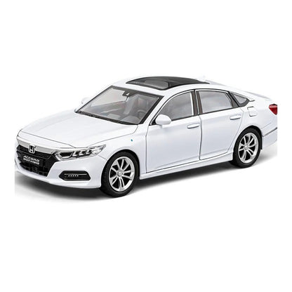 1:24 Honda Accord diecast model - white view