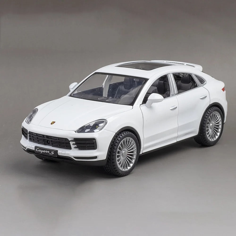 1:24 Porsche Cayenne Diecast SUV Model with Sound & Lights image 3