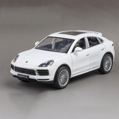 1:24 Porsche Cayenne Diecast SUV Model with Sound & Lights image 3