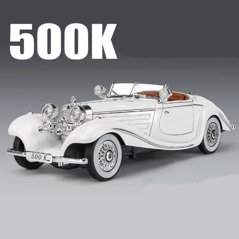 1:24 Mercedes-Benz 500K Diecast Model Car with Sound & Lights image 3