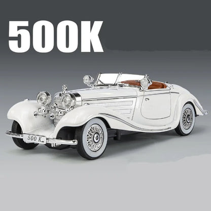 1:24 Mercedes-Benz 500K Diecast Model Car with Sound & Lights image 3