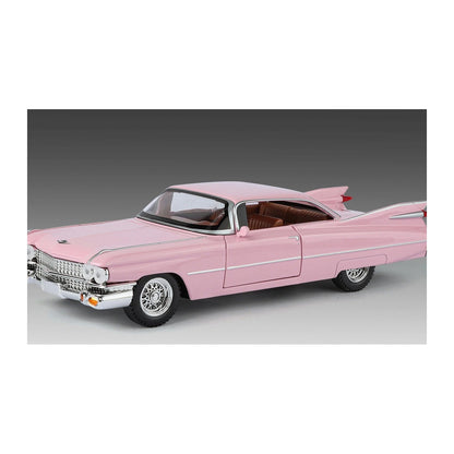 1:24 1959 Cadillac Eldorado Biarritz diecast model - pink view