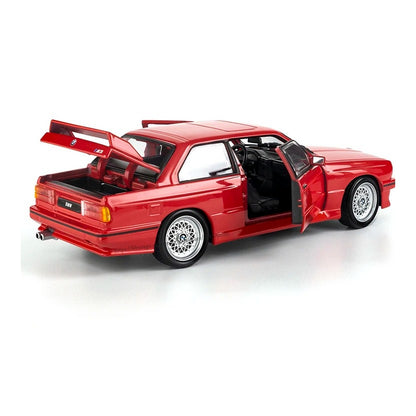 1:24 1988 BMW M3 (E30) diecast model - red opening view