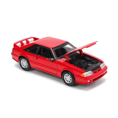 1:24 1993 Ford Mustang SVT Cobra diecast model - opening side view