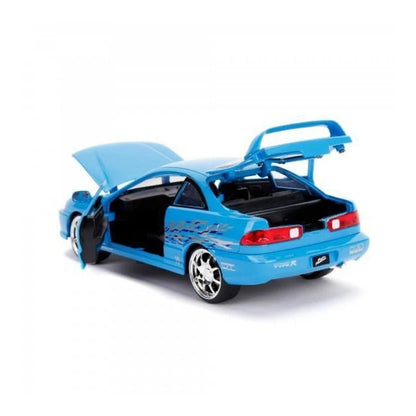 1:24 Acura Integra diecast model - rear opening view