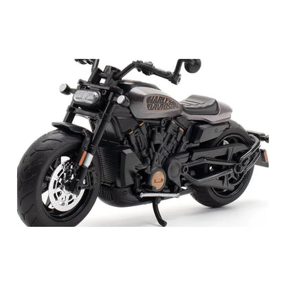 1:12 Harley-Davidson Sportster S diecast model - gray view