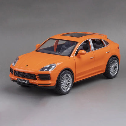 1:24 Porsche Cayenne Diecast SUV Model with Sound & Lights image 4