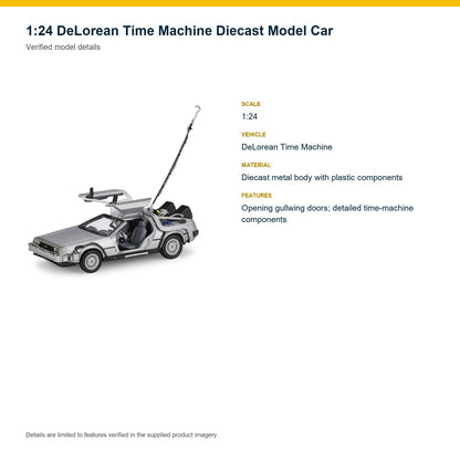 1:24 DeLorean Time Machine verified model details