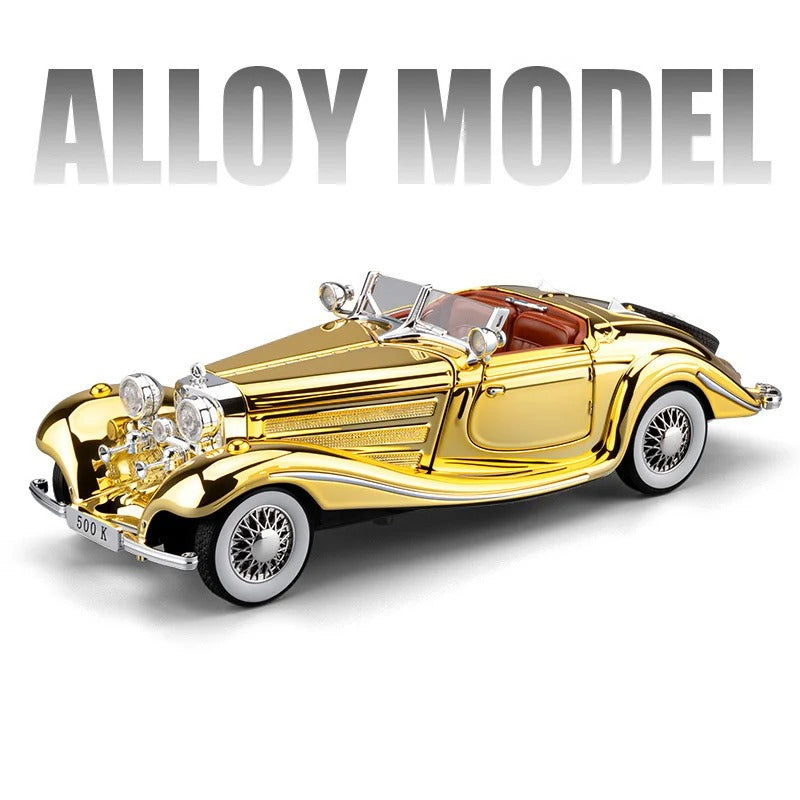 1:24 Mercedes-Benz 500K Diecast Model Car with Sound & Lights image 5