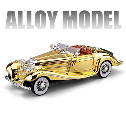 1:24 Mercedes-Benz 500K Diecast Model Car with Sound & Lights image 5