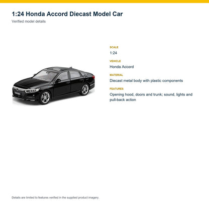1:24 Honda Accord verified model details