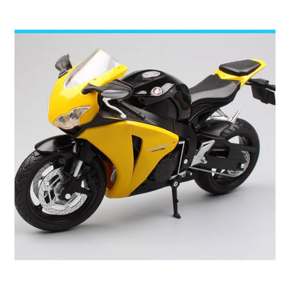 1:12 Honda CBR1000RR Fireblade diecast model - yellow view