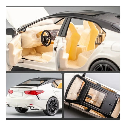 1:24 Toyota Camry diecast model - interior details view