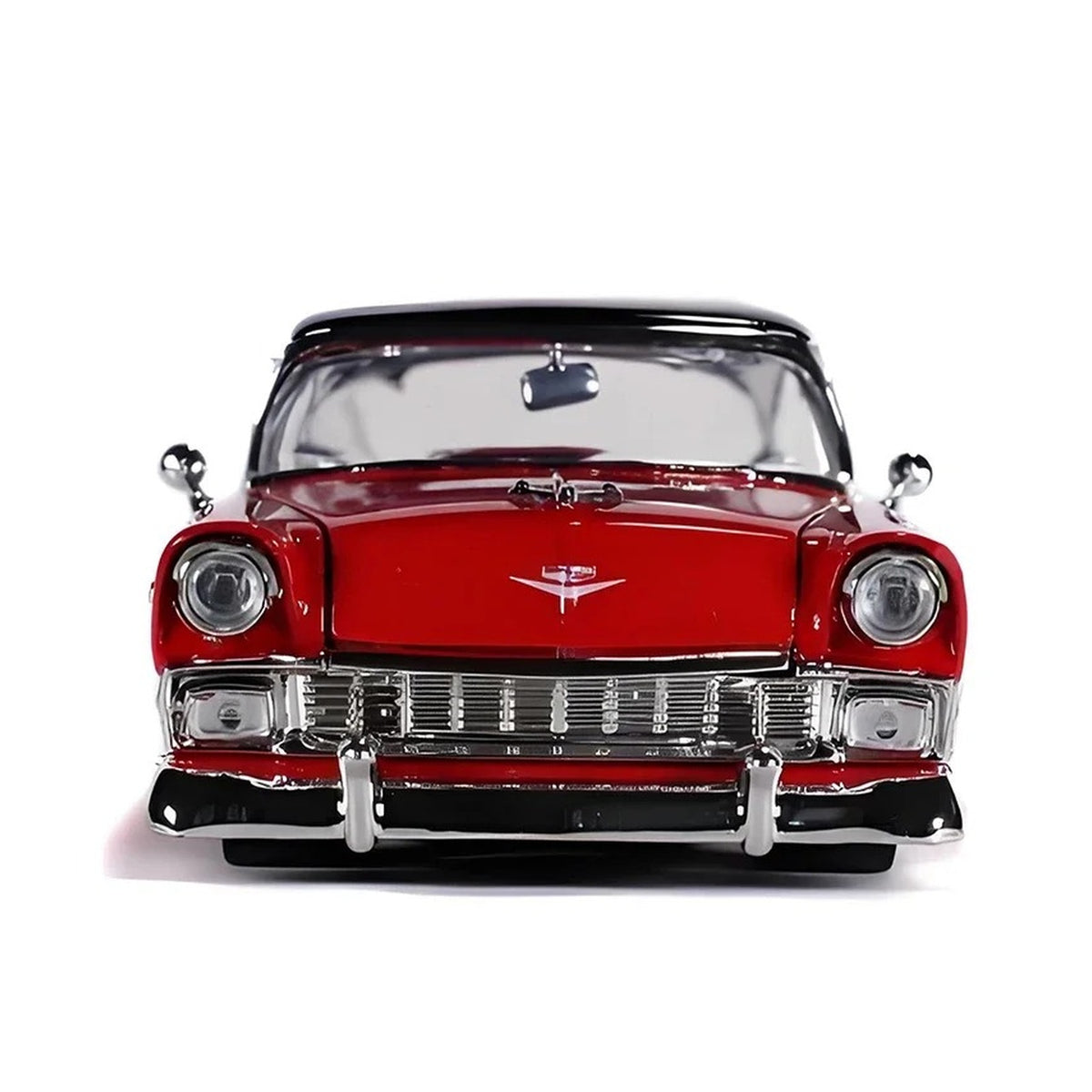 1:24 1956 Chevrolet Bel Air diecast model - front view