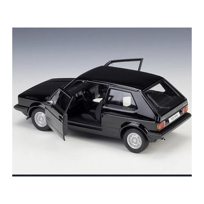 1:24 1979 Volkswagen Golf Mk1 GTI diecast model - black hatch view