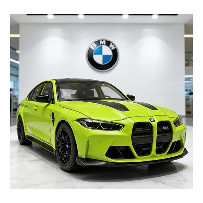 1:24 BMW M3 CS (G80) diecast model - lifestyle view