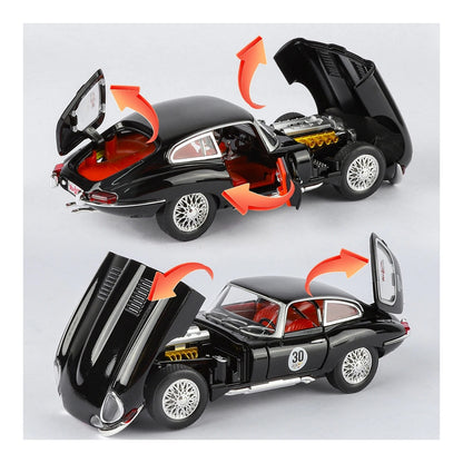 1:24 Jaguar E-Type diecast model - opening details view