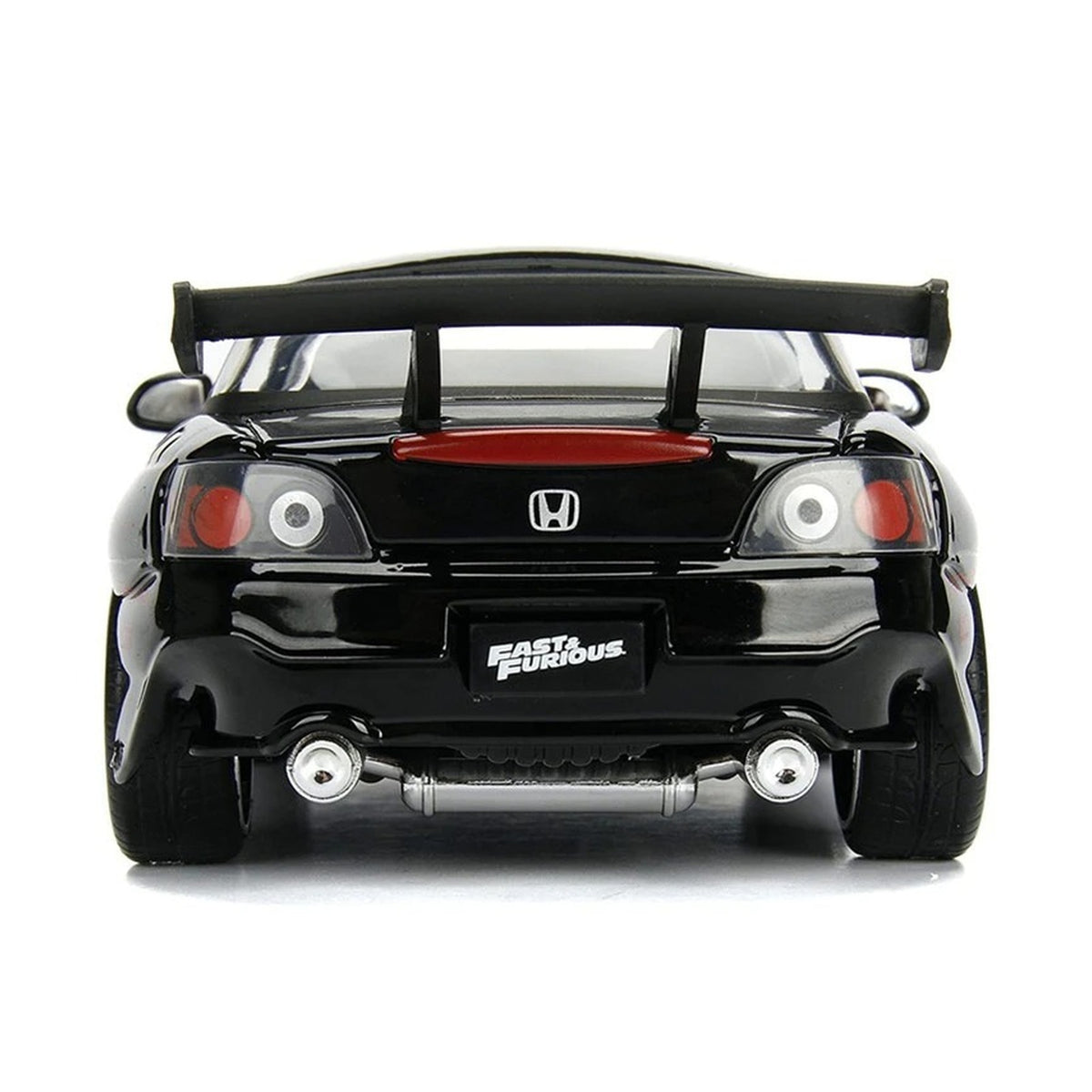 1:24 Modified Honda S2000 diecast model - black rear view