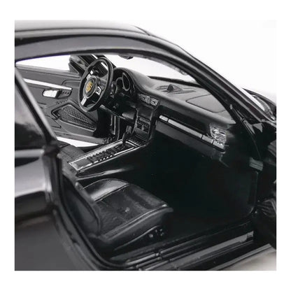1:24 Porsche 911 Carrera (991) diecast model - interior view