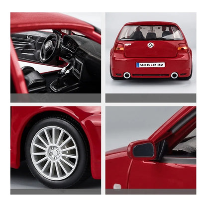 1:24 Volkswagen Golf R32 diecast model - details view