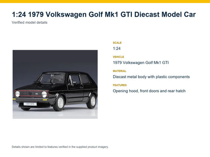 1:24 1979 Volkswagen Golf Mk1 GTI verified model details