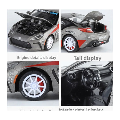 1:24 Toyota GR86 Racing diecast model - detail grid view