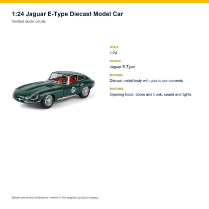 1:24 Jaguar E-Type verified model details