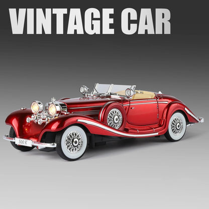 1:24 Mercedes-Benz 500K Diecast Model Car with Sound & Lights image 8