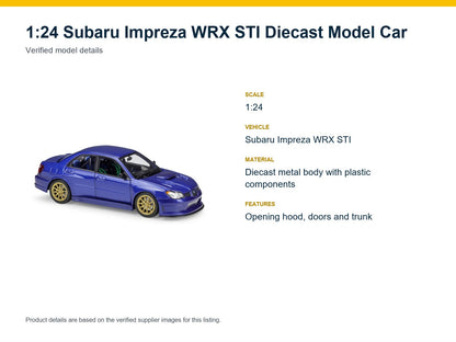1:24 Subaru Impreza WRX STI verified model details